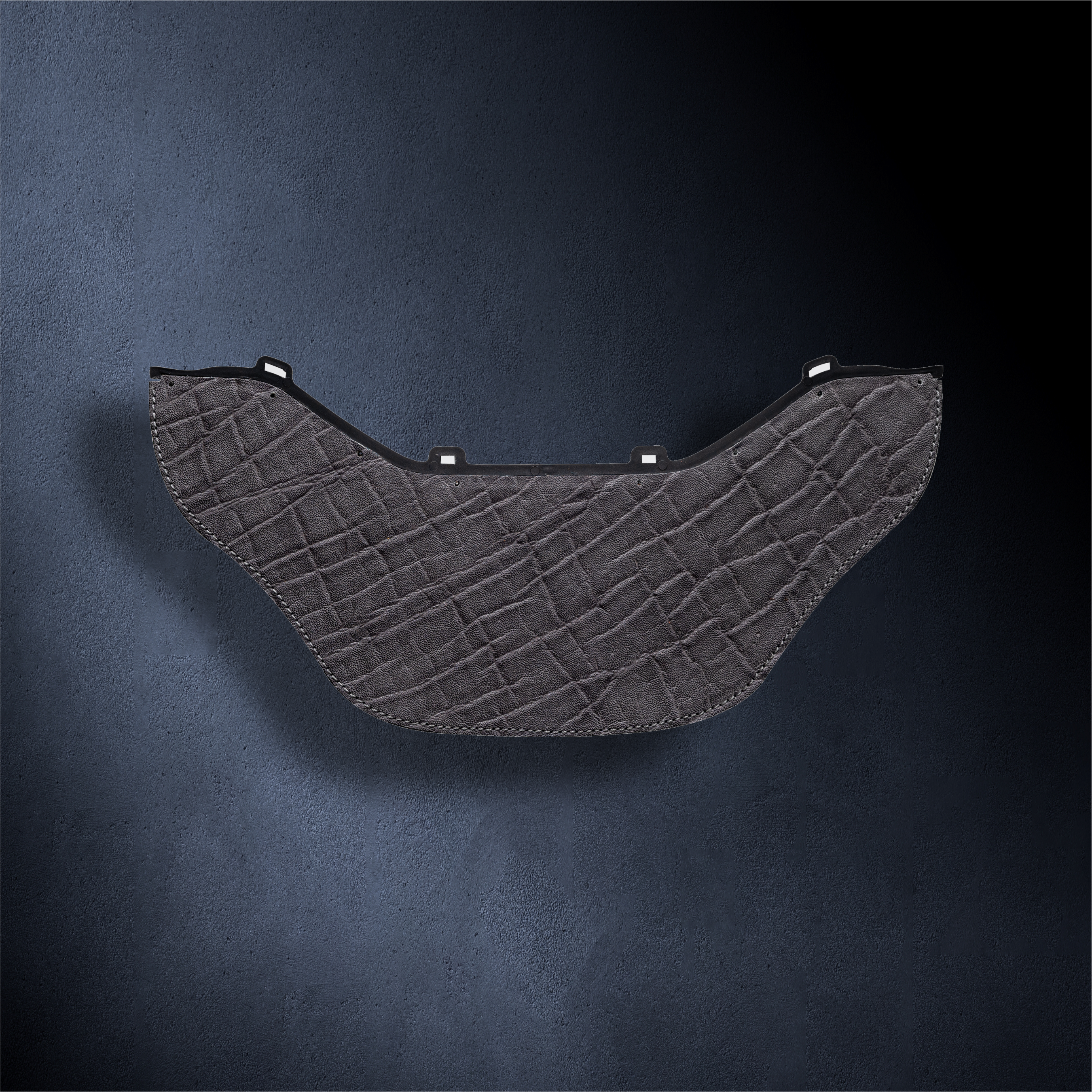 Genuine Elephant leather Bib Gray– SlimLine Series